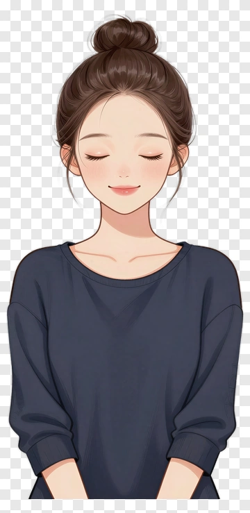 Smiling Woman In Casual Outfit PNG