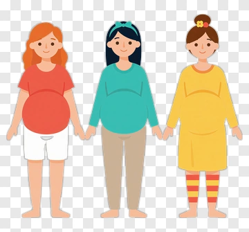 Happy Family Holding Hands PNG