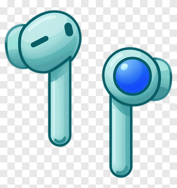 Cartoon Wireless Earbuds PNG