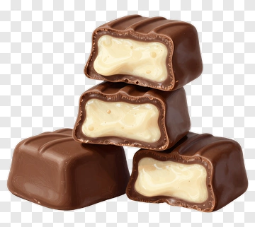 Chocolate Candy Bar Stack PNG