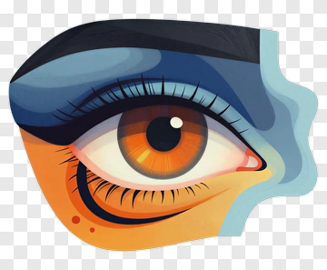 Stylized Eye Illustration PNG
