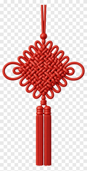 Red Chinese Knot Decoration PNG