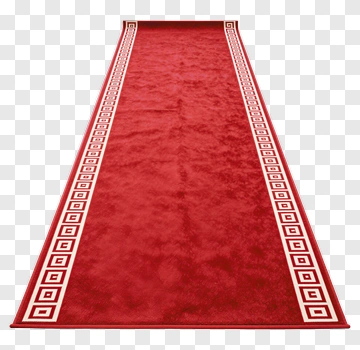 Red Carpet With Decorative Border PNG
