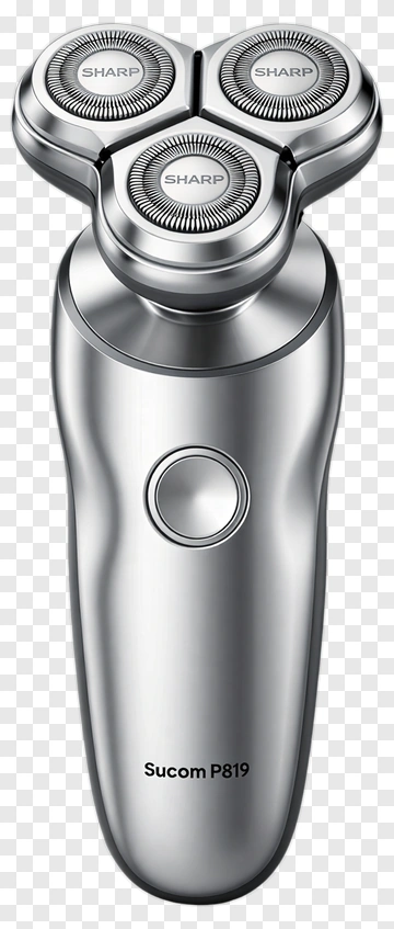 Electric Razor With Triple Blades PNG