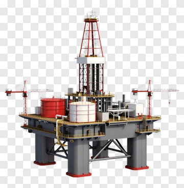 Oil Rig Structure PNG