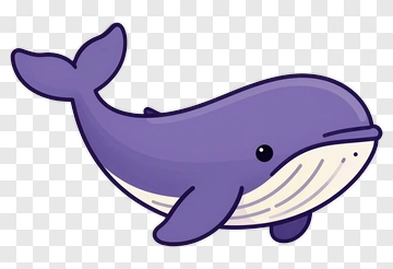 Cartoon Whale PNG