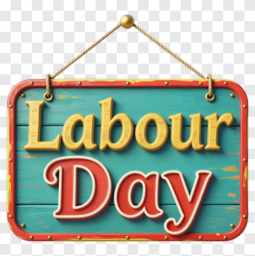 Labour Day Sign PNG