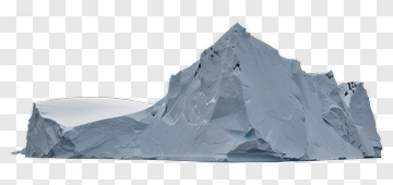 Iceberg In A Calm Ocean PNG