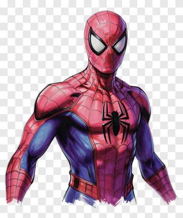 Spider-Man Character Illustration PNG