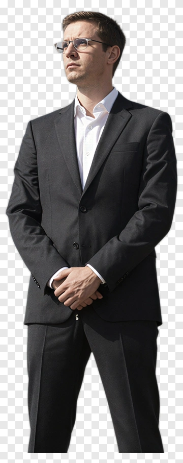 Businessman Standing In A Suit PNG