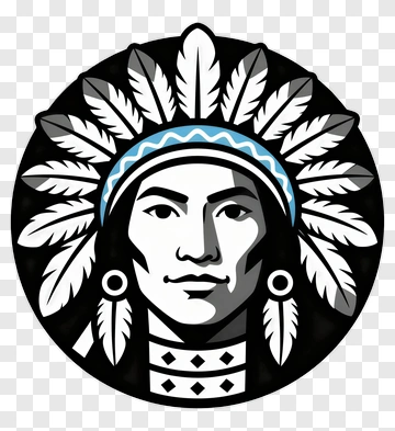 Native American Headdress Illustration PNG