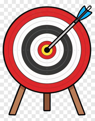 Target Board With Arrow PNG
