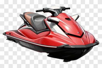 Red Jet Ski PNG
