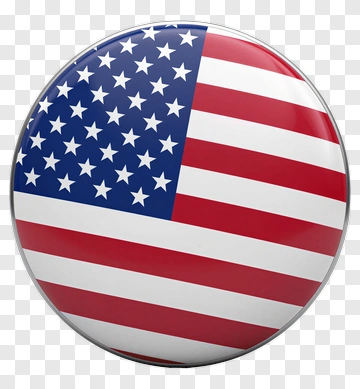 American Flag Button PNG