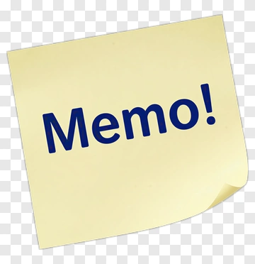 Memo Note PNG
