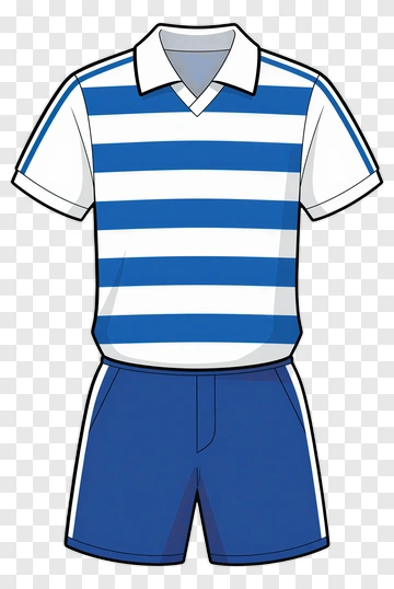 Striped Sports Jersey And Shorts PNG