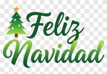 Feliz Navidad With Christmas Tree PNG