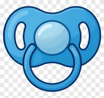 Blue Pacifier PNG