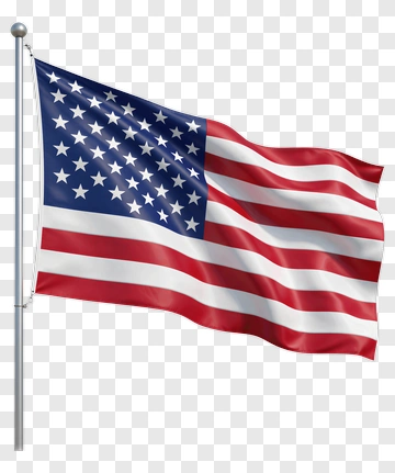 American Flag Waving PNG