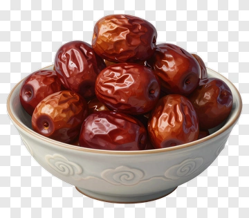 Bowl Of Red Dates PNG