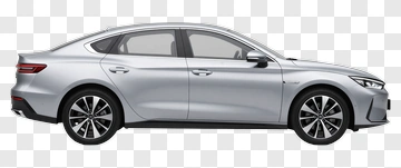 Silver Sedan Car PNG