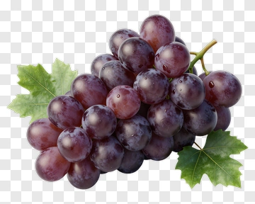 Bunch Of Purple Grapes PNG