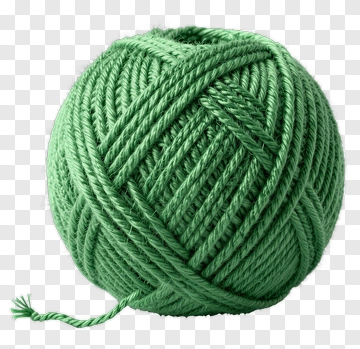 Green Yarn Ball PNG