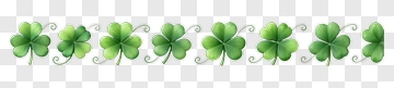 Green Shamrock Decoration PNG