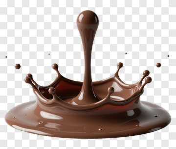 Chocolate Splash With Droplet PNG