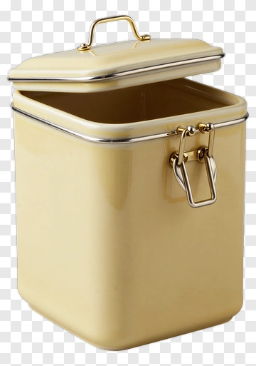 Square Storage Container With Lid PNG