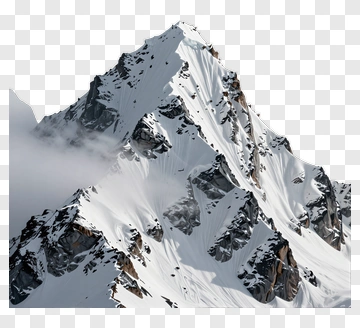 Snow-Capped Mountain Peak PNG