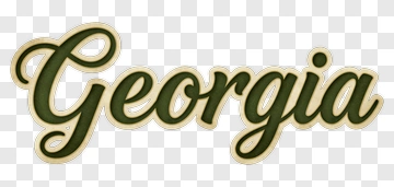 Georgia Text Design PNG