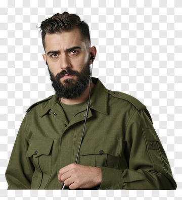 Soldier With Headset PNG