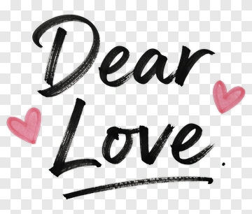 Dear Love PNG