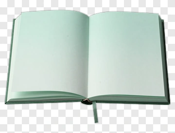 Open Blank Book PNG