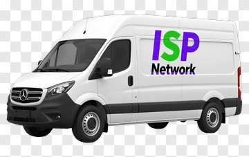 Isp Network Delivery Van PNG