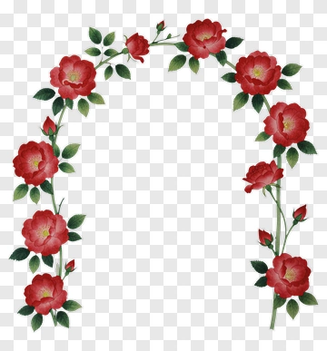 Flower Bouquet Frame PNG
