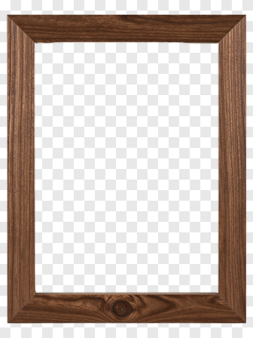 Wooden Picture Frame PNG