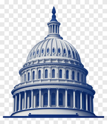 Blue Capitol Dome PNG