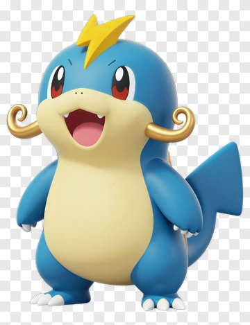Cartoon Water-Type Pokémon Character PNG