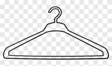 Clothes Hanger Outline PNG