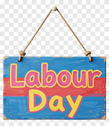 Labour Day Sign PNG