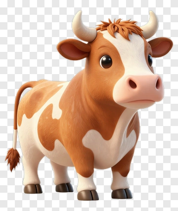 Cartoon Cow PNG
