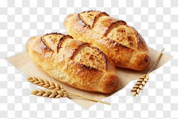 Freshly Baked Bread Rolls PNG