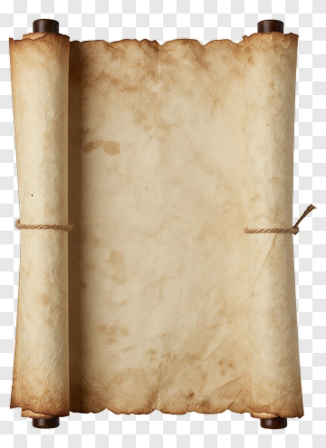 Old Scroll With Decorative Edges PNG