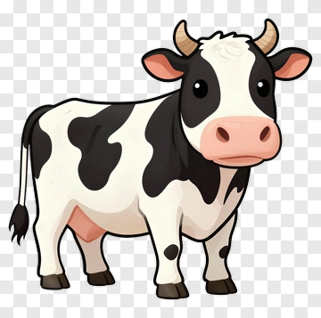Cartoon Cow PNG