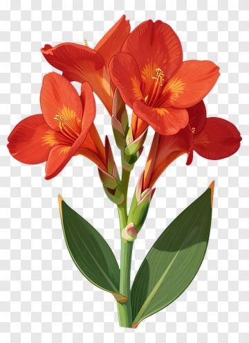 Red Flower Bouquet PNG