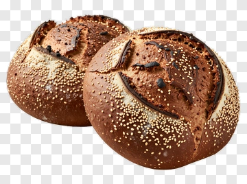 Freshly Baked Bread Rolls PNG