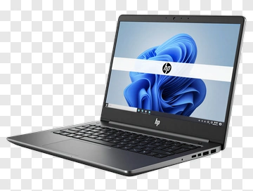Hp Laptop With Windows 11 Display PNG
