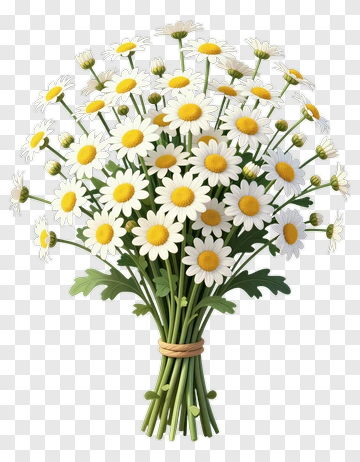 Bouquet Of Daisies PNG